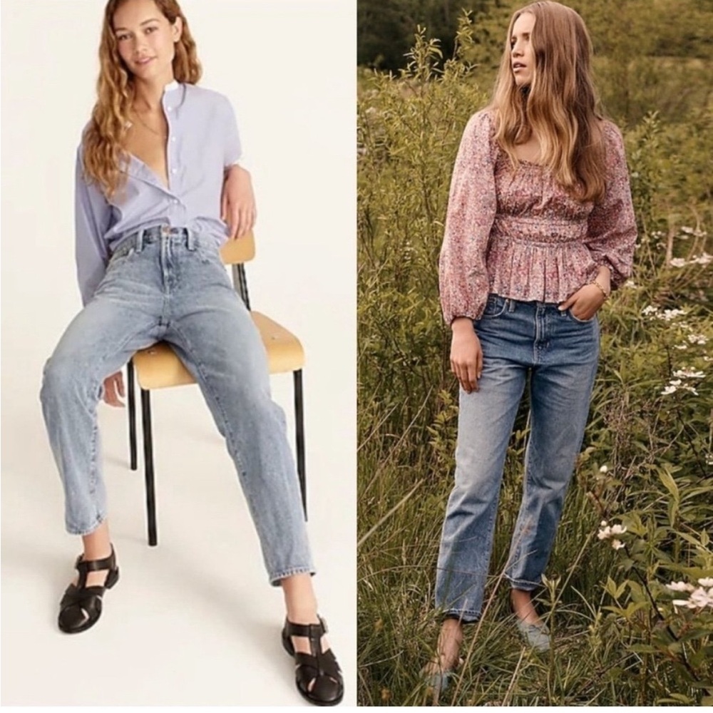 JCrew slouchy boyfriend jeans